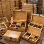 Finished custom bamboo boxes from Vietnam for OEM buyers