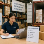 Vietnam exporter preparing a first international export shipment