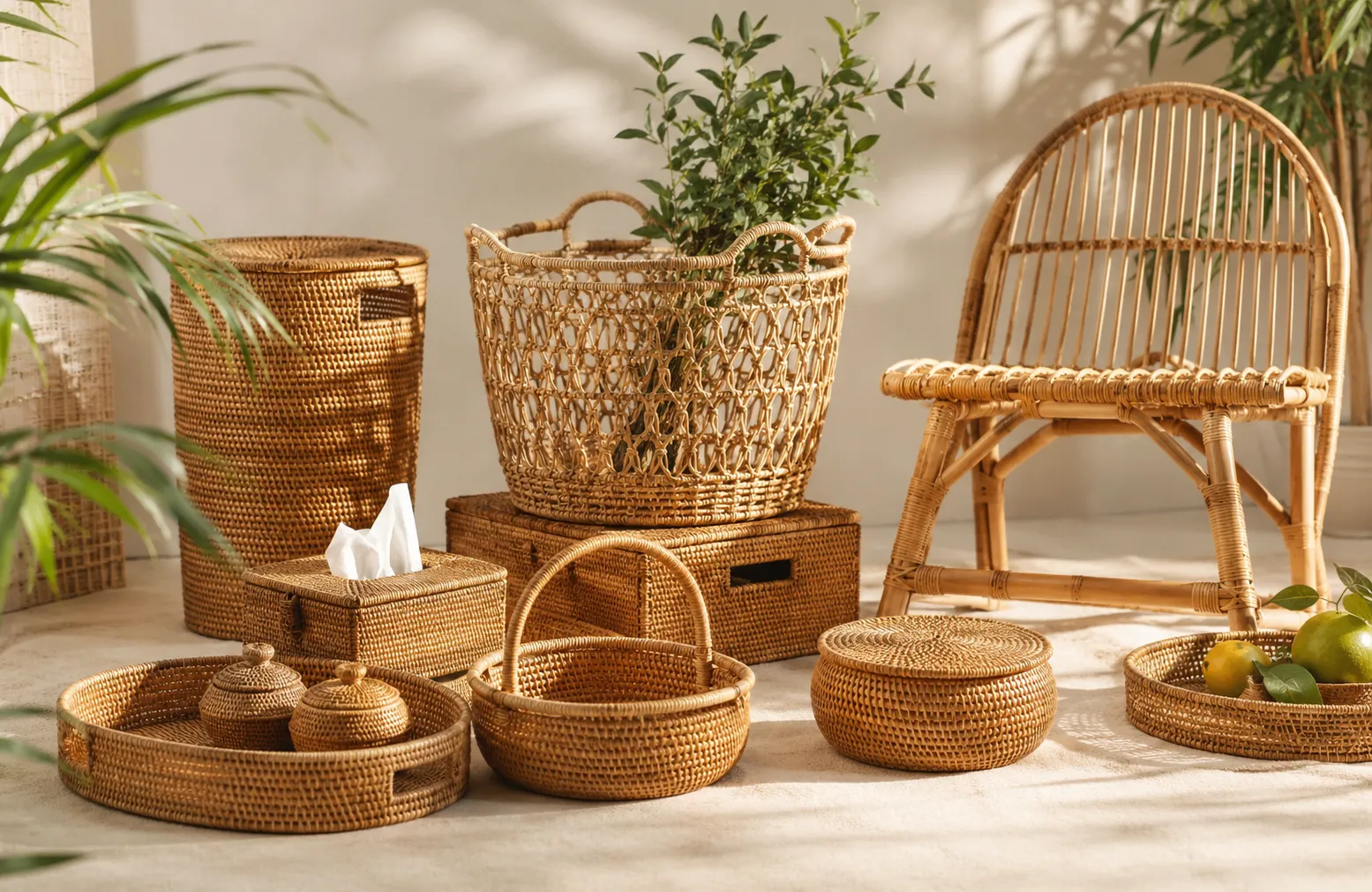 Vietnam rattan products for wholesale and export