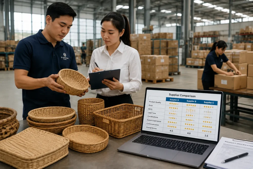 supplier evaluation and product inspection process in Vietnam