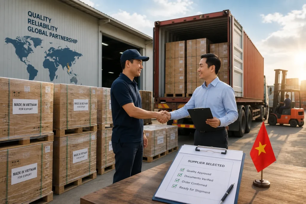 Supplier evaluation and product inspection process in Vietnam